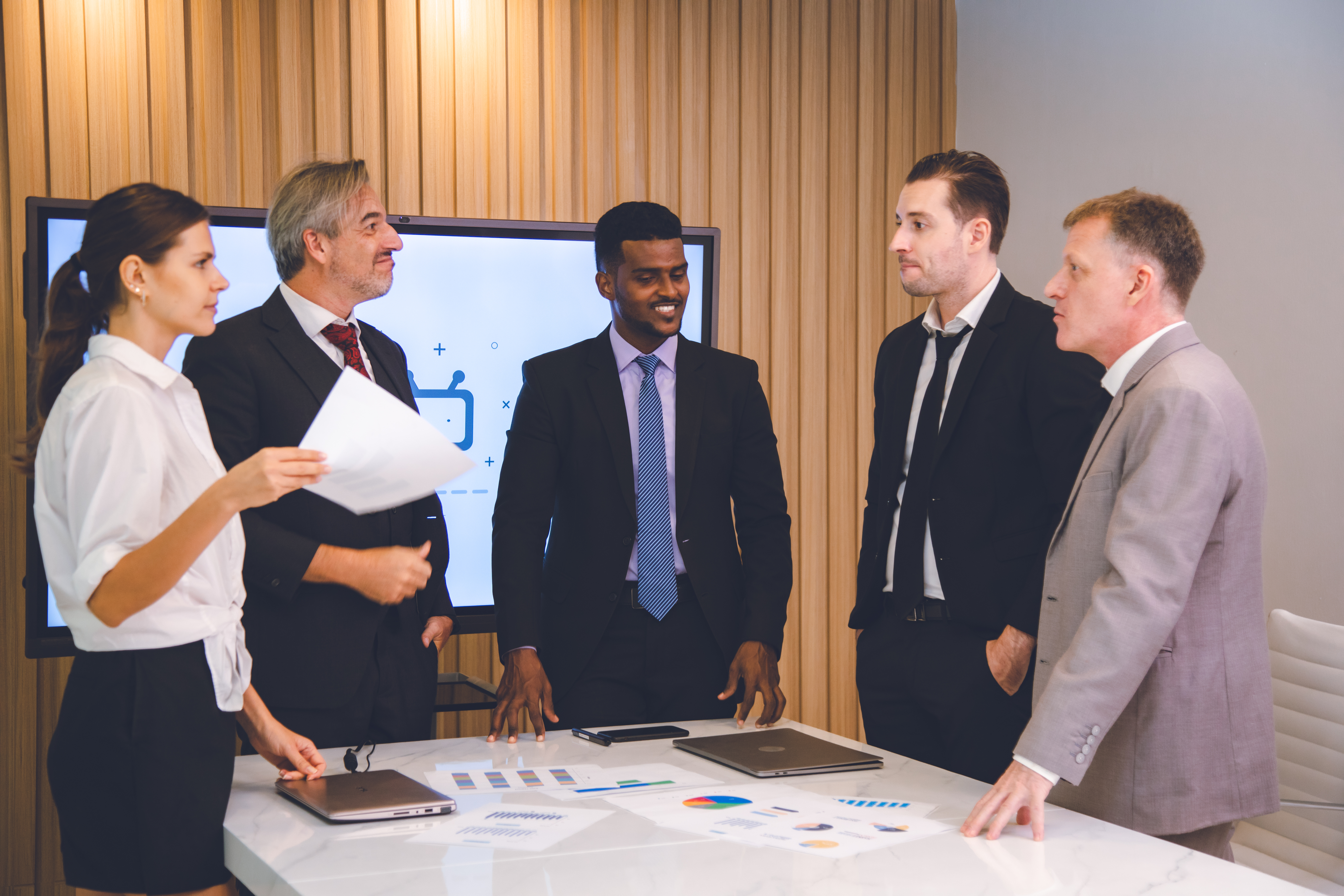 EnergyClaimHelpline specialists reviewing a business energy claim
